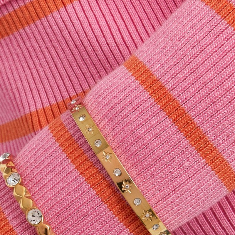 Shine Bright Bangle Armband Zilverkleurig