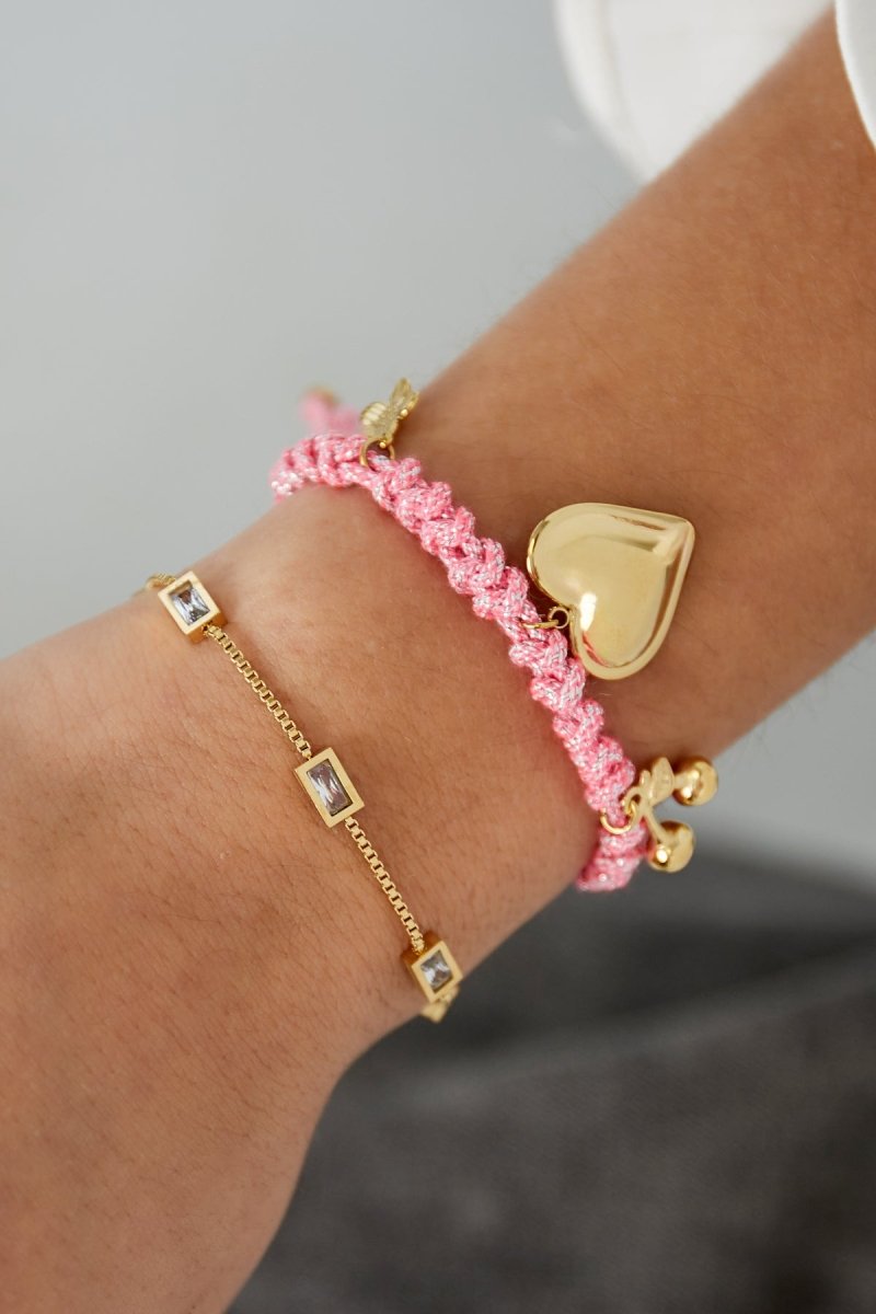 Diamond Glow Armband Goudkleurig