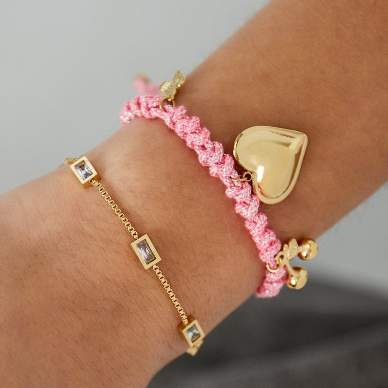 Diamond Glow Armband Goudkleurig