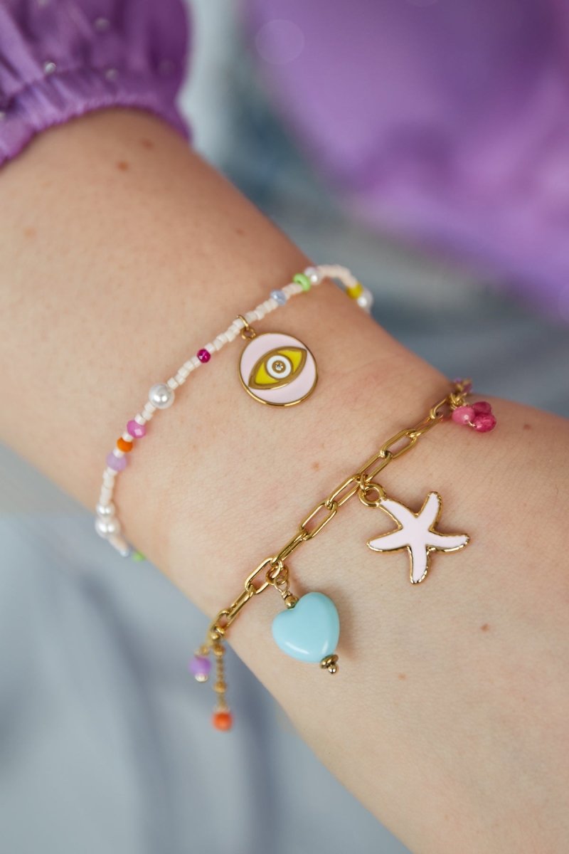 Starfish Armband Goudkleurig