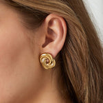 Circle Fusion Oorbellen Goudkleurig