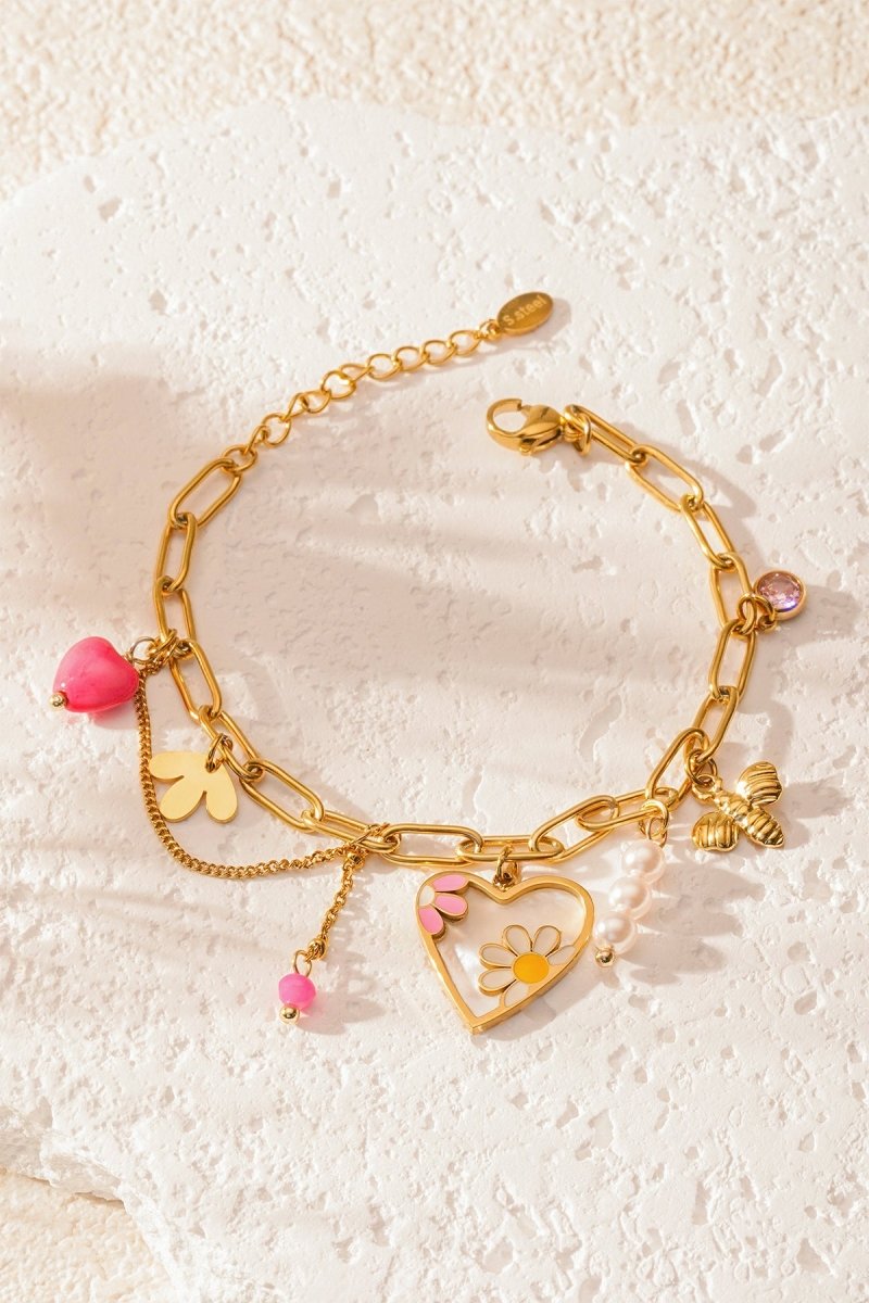 Blossom Dreams Armband Goudkleurig