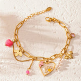 Blossom Dreams Armband Goudkleurig