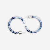 Loop Mare Oorbellen Zilverkleurig