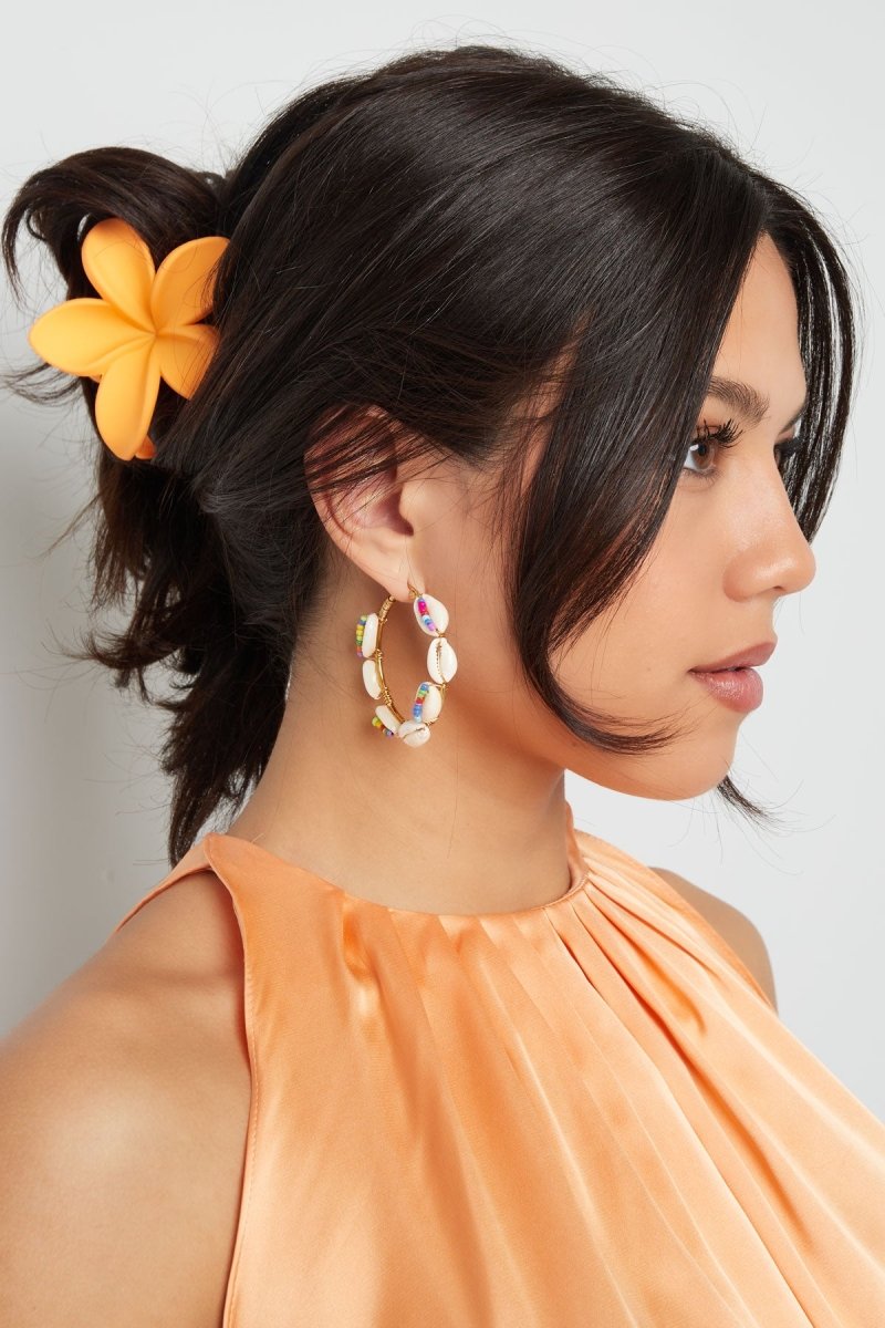 Haarklem Hawaiian Flower Orange
