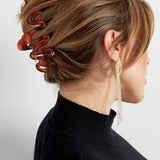 Hair clip Shiny Aesthetic Curl Off-white