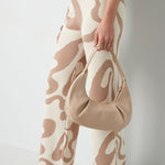 Bag with Pleats Beige