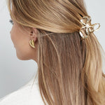 Haarklem Bow with Pearl Goudkleurig