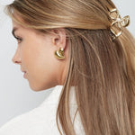 Haarklem Bow with Pearl Goudkleurig