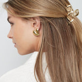Haarklem Bow with Pearl Goudkleurig
