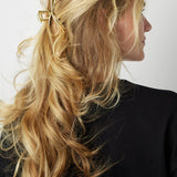 Haarklem Bow Zilverkleurig