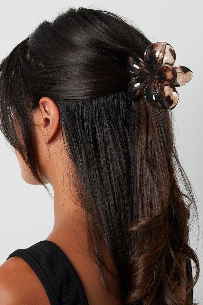 Haarklem Hawaiian Flower Brown & Black