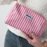 Make - up Bag Small Stripes Pink
