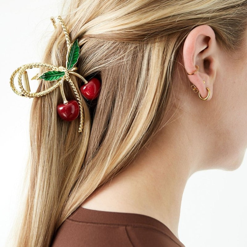 Haarklem Cherry Swirl Goudkleurig