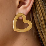 Bold Love Oorbellen Goudkleurig