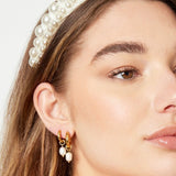 Haarband Statement Pearls Off - white