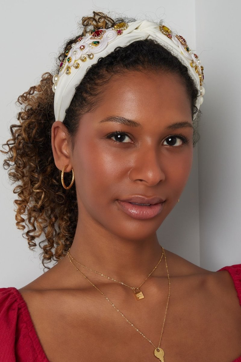 Haarband Royal White