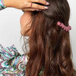 Haarclip Braid Mauve