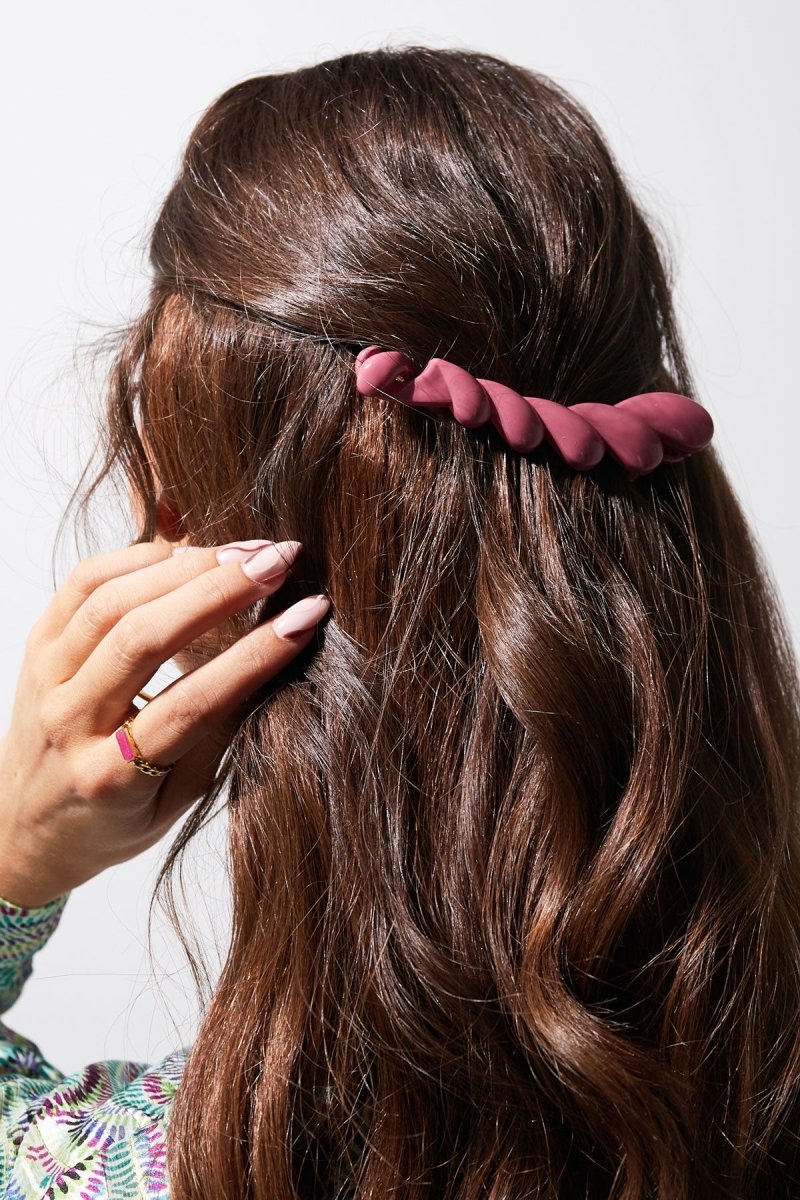 Haarclip Braid Mauve