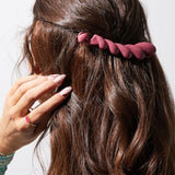 Haarclip Braid Mauve