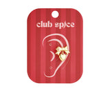 Heart Charm Ear Cuff Goudkleurig