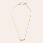 Up and Down Diamonds Ketting Goudkleurig