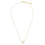 Nice Diamond Heart Ketting Goudkleurig