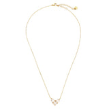 Nice Diamond Heart Ketting Goudkleurig
