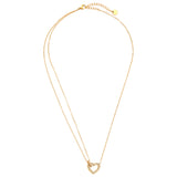 Double the Love Ketting Goudkleurig