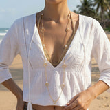 Love on Repeat Ketting Goudkleurig