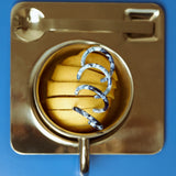 Loop Mare Oorbellen Zilverkleurig