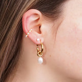 Lustre Pearl Oorbellen Goudkleurig