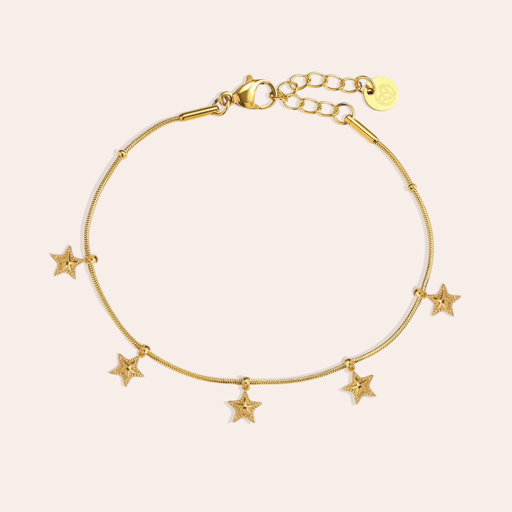 Tiny Stars Armband Goudkleurig