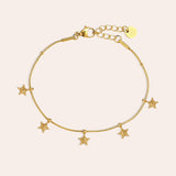 Tiny Stars Armband Goudkleurig