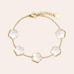 Shell Flowers Armband Goudkleurig