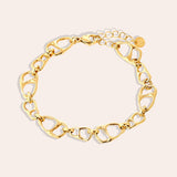 Aurora Link Armband Goudkleurig