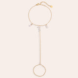 Crystal Love Hand Chain Goudkleurig
