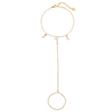 Crystal Love Hand Chain Goudkleurig