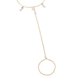 Crystal Love Hand Chain Zilverkleurig
