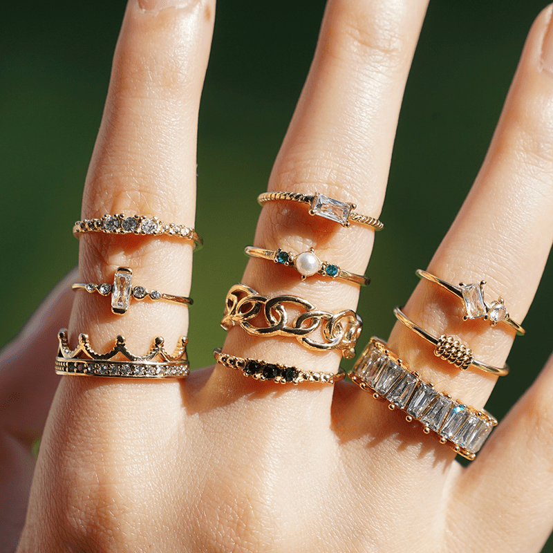 Miele Little Pearl Ring Goudkleurig