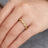 Fine Twist Ring Zilverkleurig