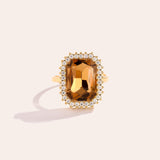 Honey Statement Ring Goudkleurig