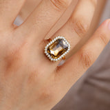 Honey Statement Ring Goudkleurig