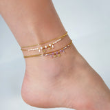 Pink Paradise Enkelbandje Goudkleurig