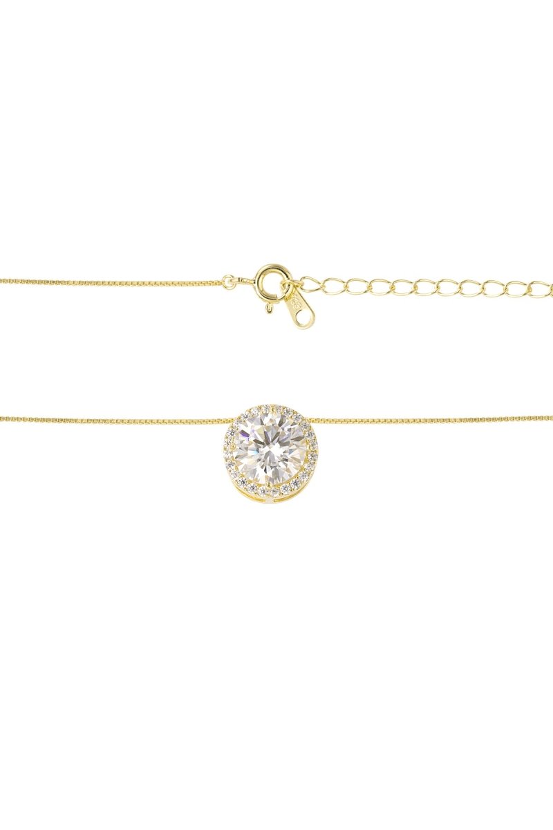 Precious Stone Ketting Goudkleurig - 925 silver