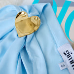 Smooth Heart Broche/Haarspeld Goudkleurig zijkant - Mae Lilly