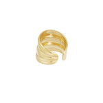 Three in a Row Ring Goudkleurig