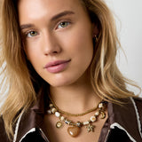 Leopard & Charms Ketting Goudkleurig