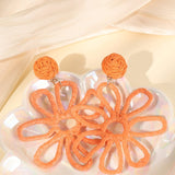 Orange Flower Oorbellen
