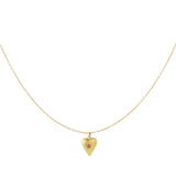 Birthstone Ketting Goudkleurig (12 varianten)